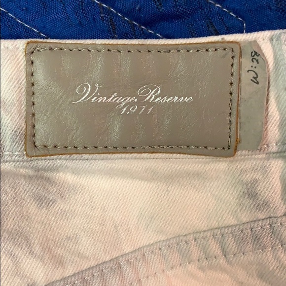 Joe’s White Washed White Jean Frayed Shorts - Picture 3 of 5